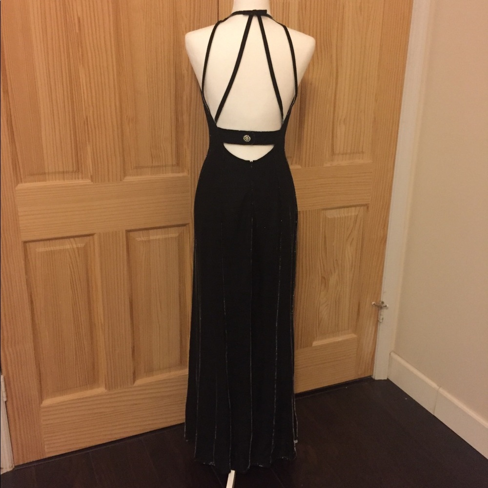 Shimmery Black Gown